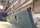 Traitement de surface d'un plan incliné en acier