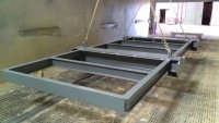 Traitement de surface sur ossatures métalliques