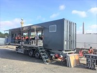 Container pour les festivités du 14 juillet à Paris