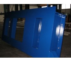Grenaillage et peinture liquide sur chassis
