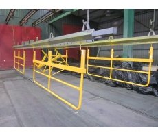 Grenaillage et thermolaquage sur un ensemble de garde-corps