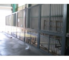Grenaillage et 3 couches peinture sur passerelle
