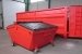 Grenaillage et 1 couche peinture liquide sur benne et container